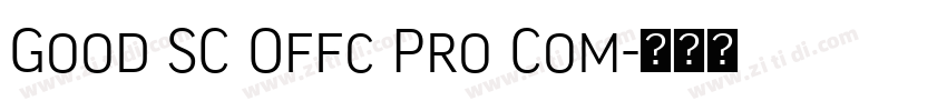 Good SC Offc Pro Com字体转换
